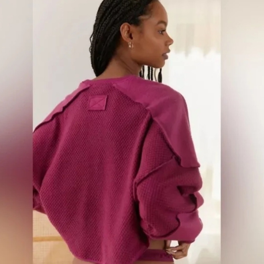 Urban Outfitters Pink Off-the-Shoulder Sweater